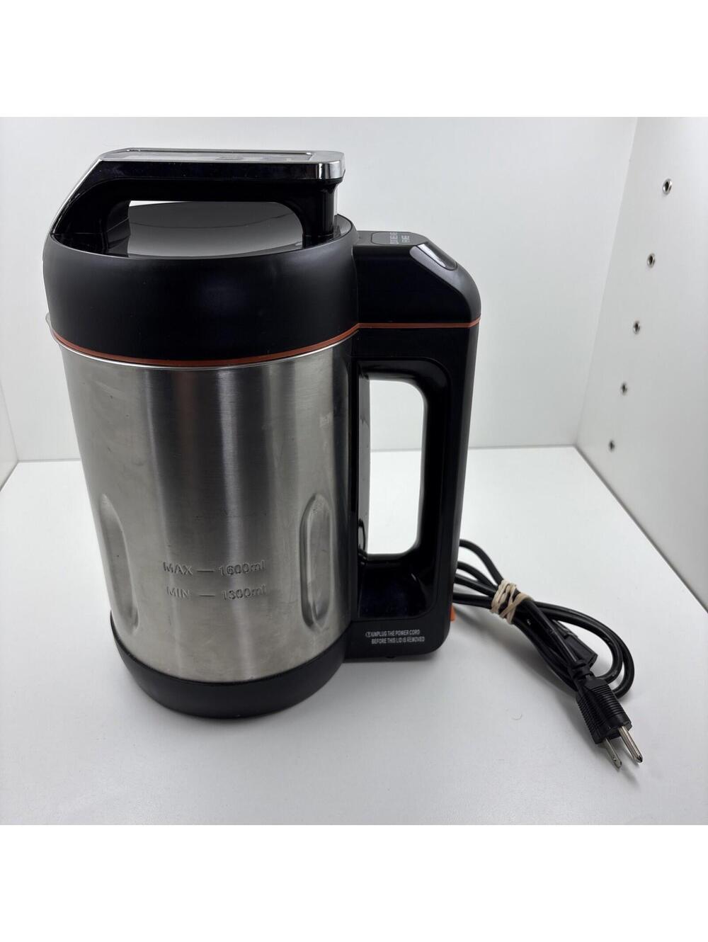 New NOB Smart Living Soup Maker Heater Mixer Intertek SM-607 1600ml 4 Settings